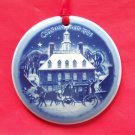 Christmas In America Ornament First Edition Bing & Grondahl Copenhagen Denmark 1986 Christmas In America Ornament First Edition Bing & Grondahl Copenhagen Denmark 1986