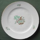 Danish Bing & Grondahl Copenhagen Green Gold Floral Dinner Plate Danish Bing & Grondahl Copenhagen Green Gold Floral Dinner Plate