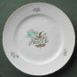 Danish Bing & Grondahl Copenhagen Green Gold Floral Dinner Plate