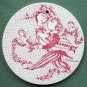 Danish Bjorn Wiinblad Nymolle March wall plate red