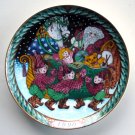 Bing & Grondahl Copenhagen Santa Claus Santas Sleigh Plate 1990 Bing & Grondahl Copenhagen Santa Claus Santas Sleigh Plate 1990