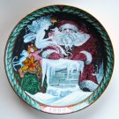 Bing Grondahl Copenhagen Santa Claus Collection On The Roof Plate 1992 Bing Grondahl Copenhagen Santa Claus Collection On The Roof Plate 1992