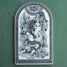 Bjorn Wiinblad Nymolle Denmark Four Corners West Wall Plate Black Bjorn Wiinblad Nymolle Denmark Four Corners West Wall Plate Black