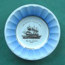 Aluminia Copenhagen Fregatten Niels Juul 1864 Vintage Danish Navy Christmas 1964 plate