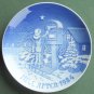 Bing & Grondahl Copenhagen Christmas Letter Plate 1984