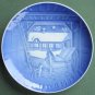 Bing & Grondahl Copenhagen Christmas Eve Farmhouse Plate 1985
