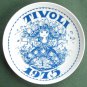 Danish Tivoli Denmark Plate TIVOLI KUPLEN 1975