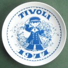 Danish Tivoli Denmark Plate KONTROLLOREN 1977