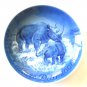 Mother's Day Plate Bing & Grondahl Copenhagen Rhino And Baby 2006