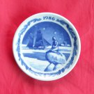 Royal Copenhagen Boxed Christmas Mini Plate 1986 Royal Copenhagen Boxed Christmas Mini Plate 1986