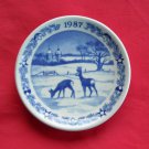 Royal Copenhagen Boxed Christmas Mini Plate 1987 Royal Copenhagen Boxed Christmas Mini Plate 1987