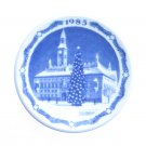 Royal Copenhagen 1985 Boxed Mini Christmas Plate