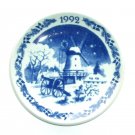 Royal Copenhagen Boxed Mini Christmas Plate 1992 Royal Copenhagen Boxed Mini Christmas Plate 1992