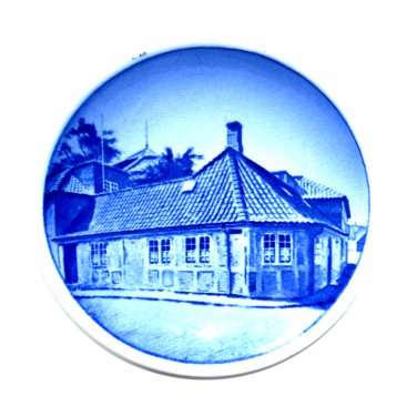 H C Andersens House Odense Denmark Aluminia Royal Copenhagen Vintage Mini Plate