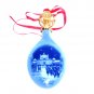 Christmas Drop Ornament 1990 Bing & Grondahl Copenhagen Denmark Original Box