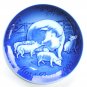 Bing & Grondahl Copenhagen Denmark Sow & Piglets Mothers Day Plate 2003