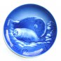 Bing & Grondahl Copenhagen Denmark Seal & Pup Mothers Day Plate 2001