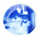 1970 Desiree First Edition Old Copenhagen Blue Christmas Plate 1970 Desiree First Edition Old Copenhagen Blue Christmas Plate