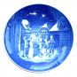 1987 Bing & Grondahl Copenhagen Snowman's Christmas Plate Boxed