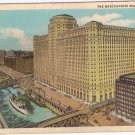 THE MERCHANDISE MART CHICAGO IL WHITE BORDER POSTCARD CHICAGO WORLDS FAIR 1933