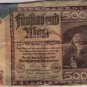 1922 GERMANY 5000 MARK BANKNOTES POST WWI German REICHSBANKNOTE