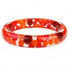 Colorful orange bangle