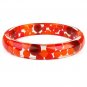 Colorful orange bangle