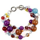 Colorful beaded charm
