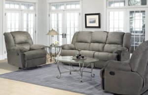 5 PIECE RECLINER GREY