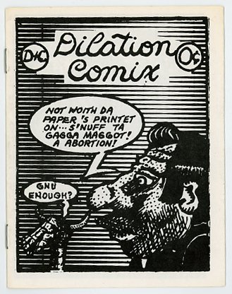 Dilation Comics small press mini comic by Jim Ryan 1982