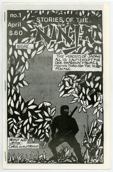 Stories Of The Ninja #1 RAD small press comic 1985 RARE