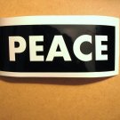 $1.99 PEACE vinyl die cut sticker decal colors laptop car window wall decor sign symbol