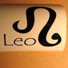 $1.99 LEO astrological sign zodiac vinyl die cut sticker decal colors laptop car window wall decor