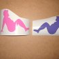 $1.99 sexy MIRROR MUDFLAP MAN vinyl die cut sticker decal colors laptop car window  truck wall decor