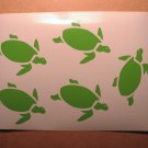 $3.99 school of TURTLES vinyl die cut sticker decal laptop car window wall decor