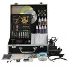 Empaistic Tattoo Kit 2 Guns 4 Tubes with Grips Needle 7 inks