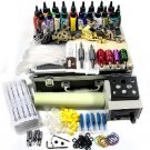 Tattoo Kit Great Inks Pigment 4 Gun Power Needle skins Tip Supply