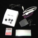 White 278 Electric Nail Manicure Pedicure Drill File Tool kit 12V