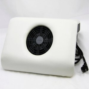 110V Nail Art Dust Suction Collector and 3 bags White Color