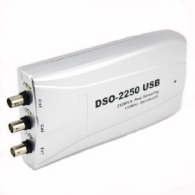 DSO 2250 250MS/s PC Based USB digital storage oscilloscope Virtual DSO