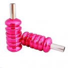 5 Red Aluminum Alloy tattoo grip with back stem size 25x50mm