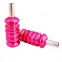 5 Red Aluminum Alloy tattoo grip with back stem size 25x50mm