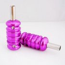 5 Purple Aluminum Alloy tattoo grip with back stem WS-S011
