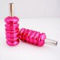 5 Red Aluminum Alloy tattoo grip with back stem WS-S014