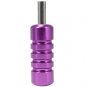 5 Purple Aluminum Alloy tattoo grip with back stem size 20x48mm