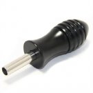 5 New Black Aluminum Alloy Tattoo Grip with Back Stem