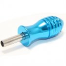5 New Sky Blue Aluminum Alloy Tattoo Grip with Back Stem