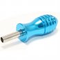 5 New Sky Blue Aluminum Alloy Tattoo Grip with Back Stem