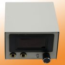 LCD White Color Tattoo Power Supply With Foot Switch Clipcord Footswitch