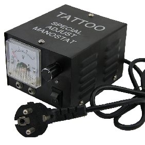 110V Iron Special Adjust Manostat Tattoo Power Supply Pedal Clipcord